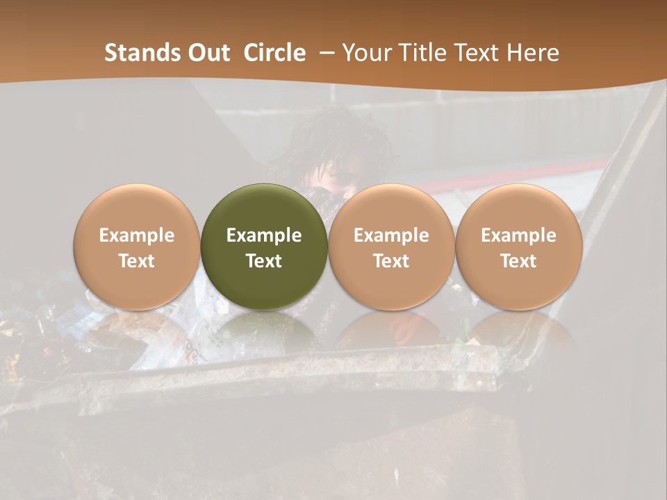 Child Poor Hunger PowerPoint Template