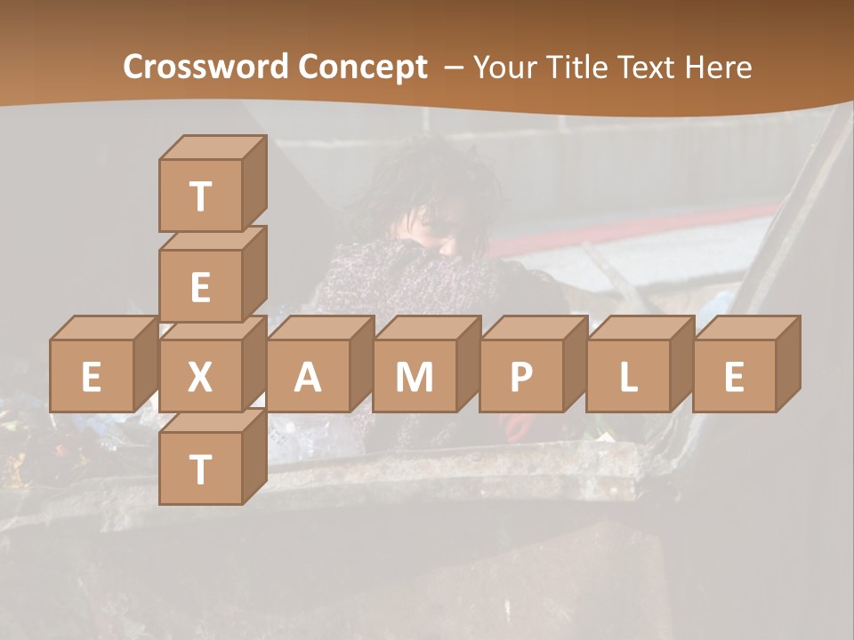 Child Poor Hunger PowerPoint Template