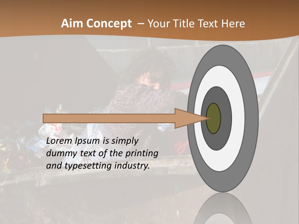 Child Poor Hunger PowerPoint Template