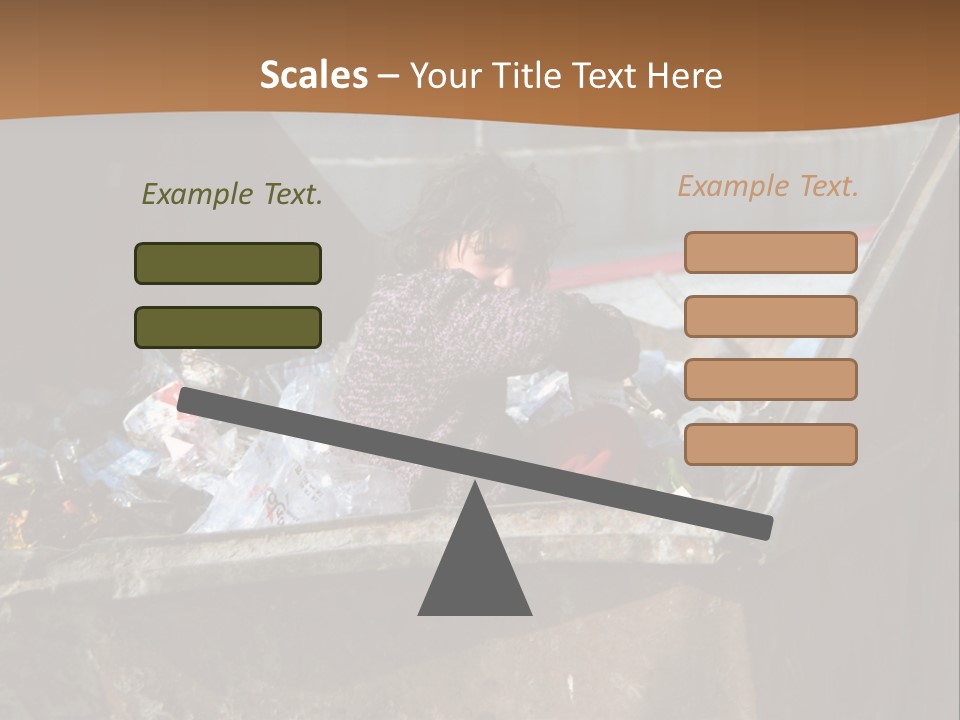 Child Poor Hunger PowerPoint Template
