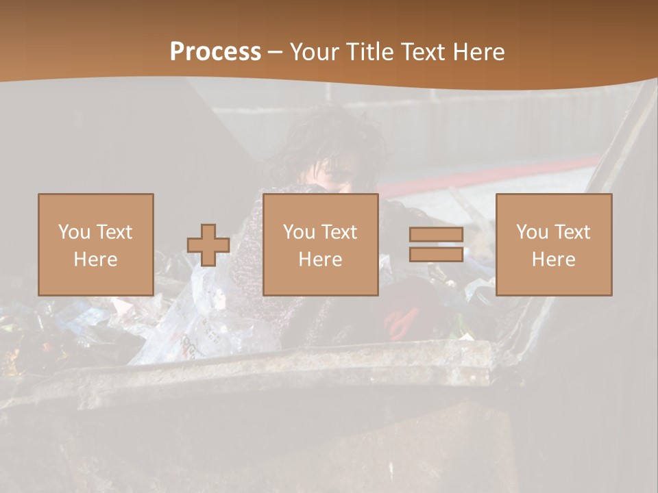 Child Poor Hunger PowerPoint Template