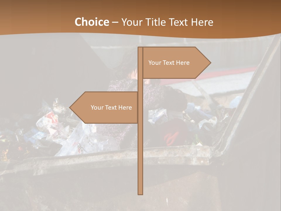 Child Poor Hunger PowerPoint Template