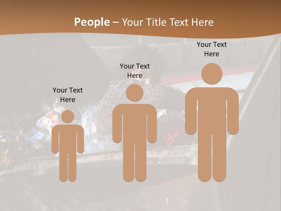 Child Poor Hunger PowerPoint Template