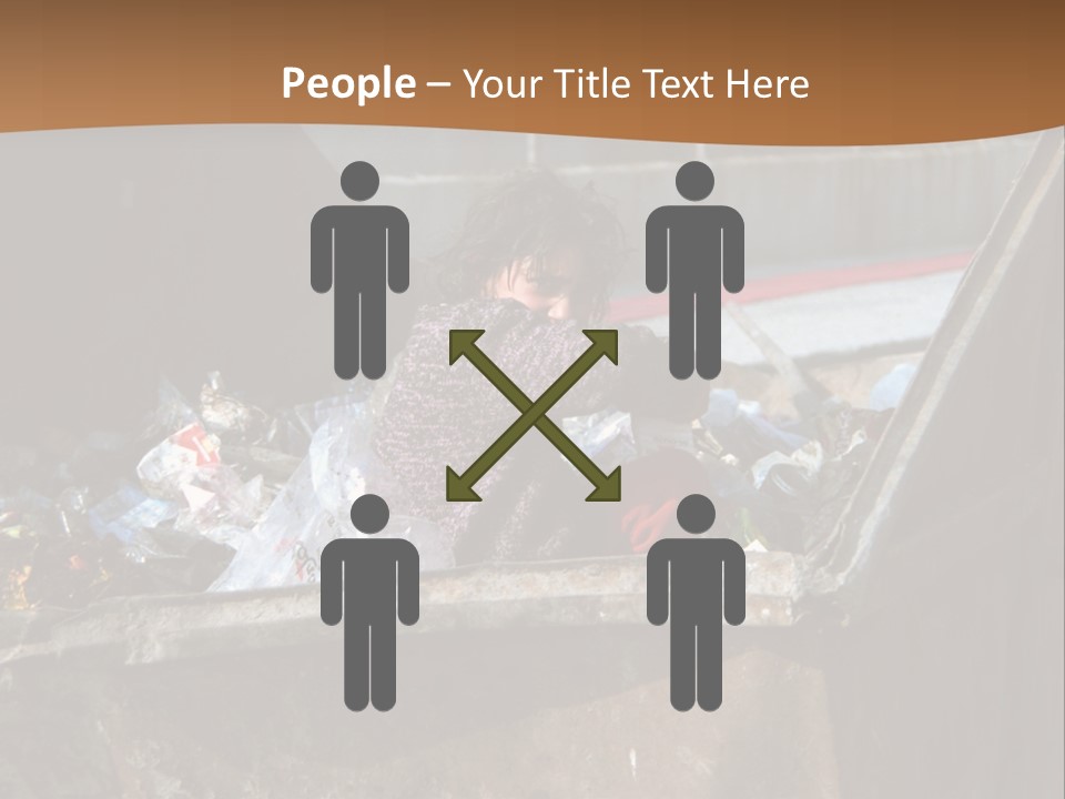 Child Poor Hunger PowerPoint Template