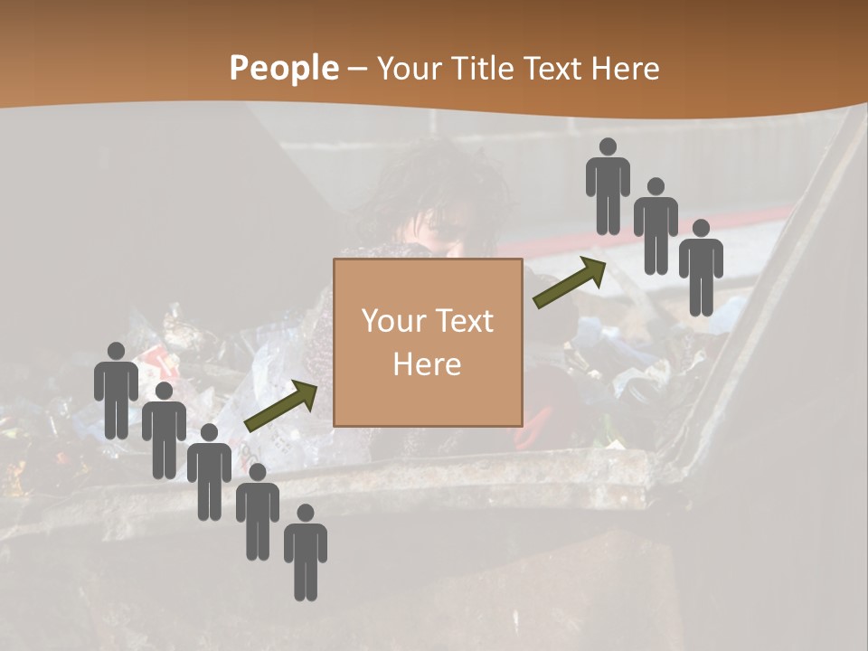 Child Poor Hunger PowerPoint Template