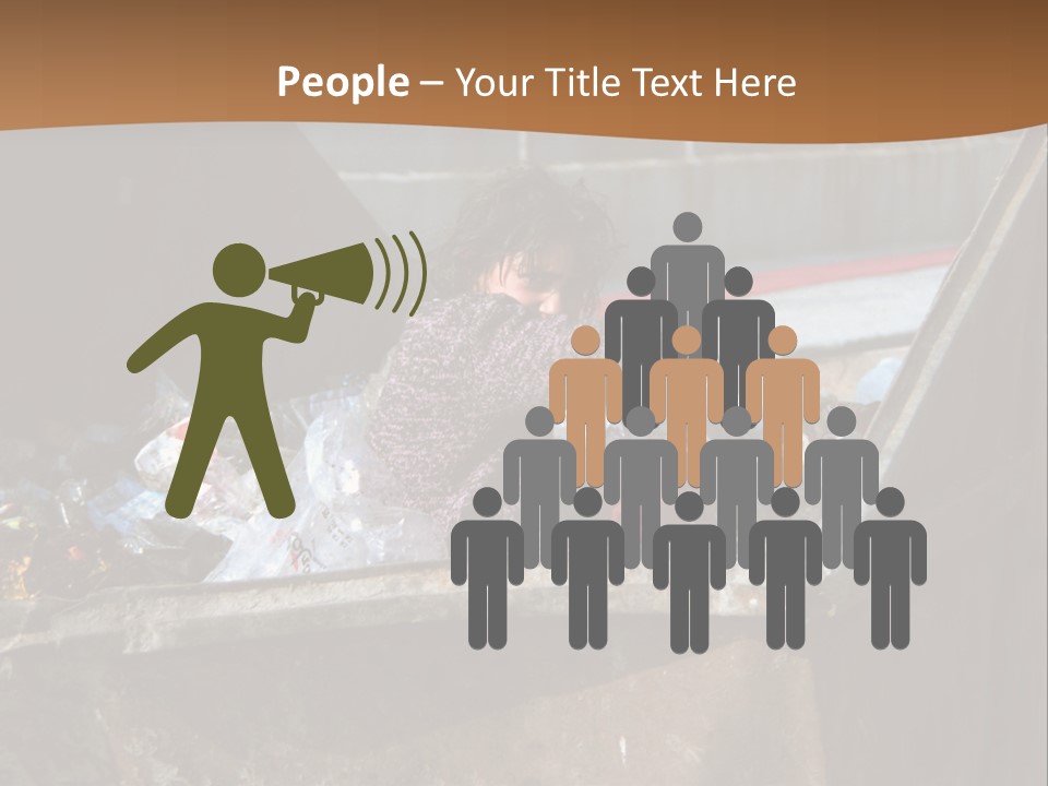 Child Poor Hunger PowerPoint Template