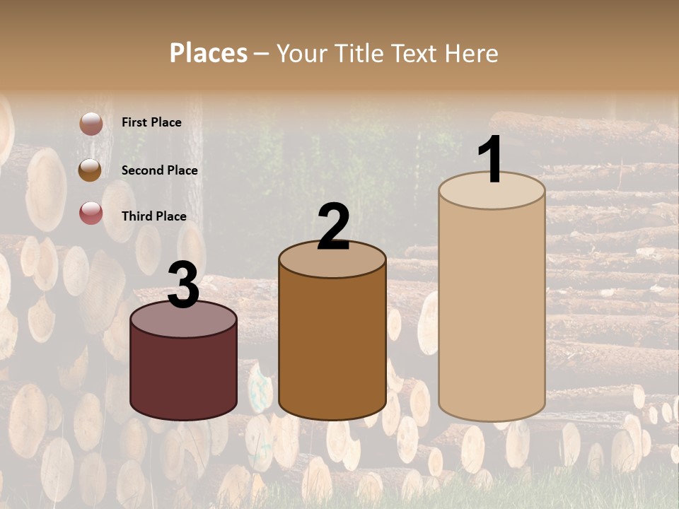 Conifer Plant Nature PowerPoint Template