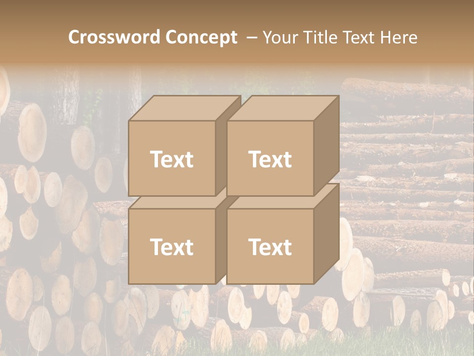 Conifer Plant Nature PowerPoint Template