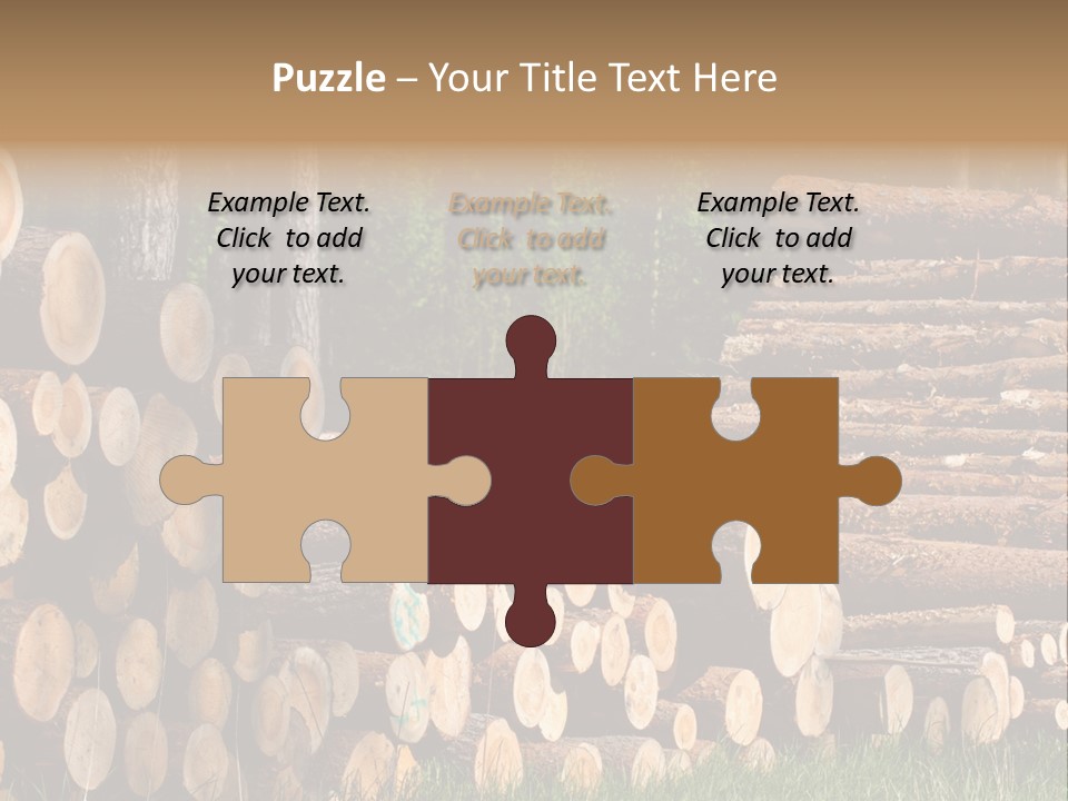 Conifer Plant Nature PowerPoint Template