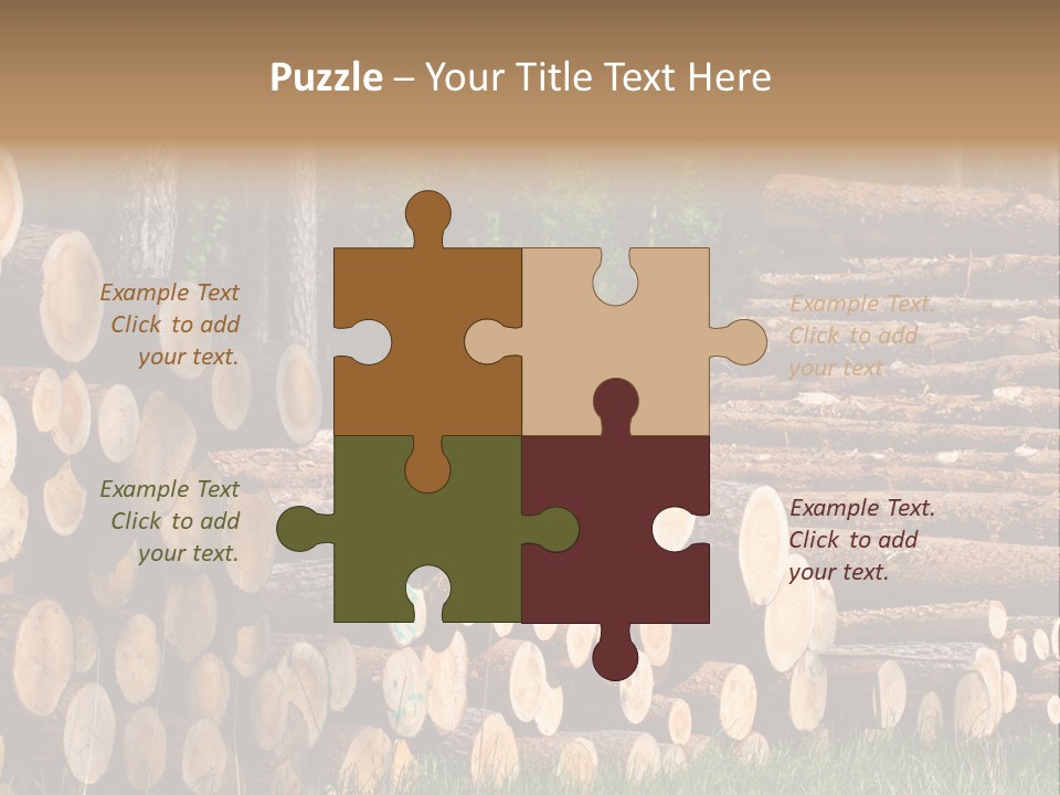 Conifer Plant Nature PowerPoint Template