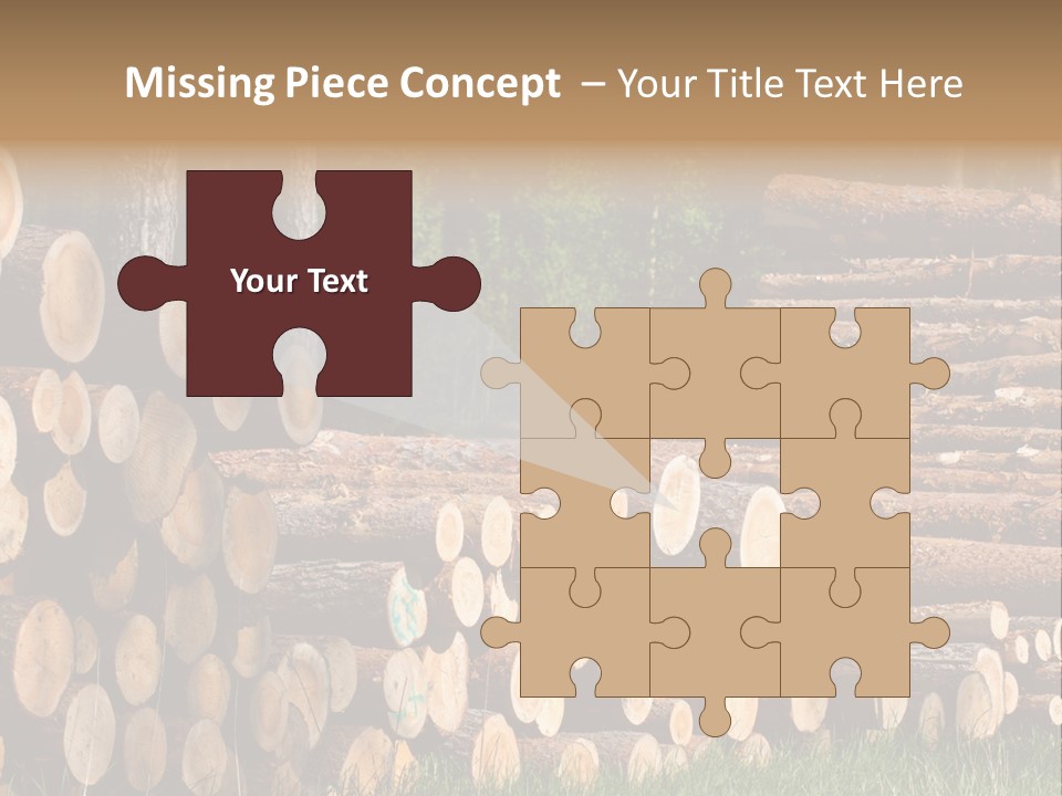 Conifer Plant Nature PowerPoint Template