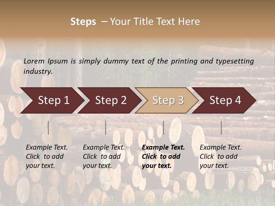 Conifer Plant Nature PowerPoint Template