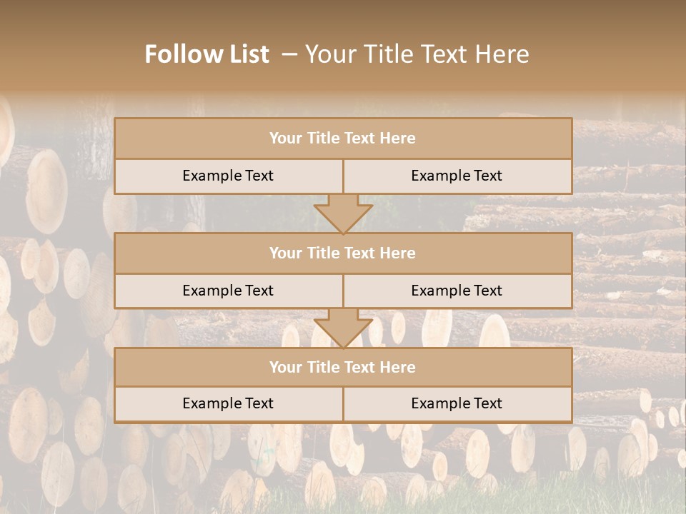 Conifer Plant Nature PowerPoint Template