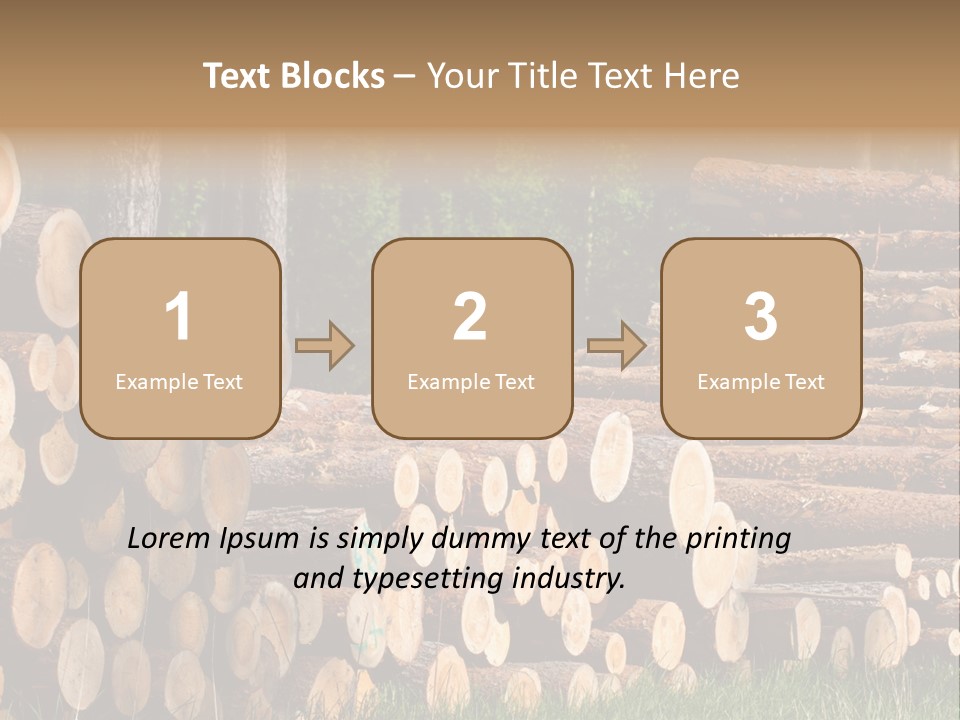 Conifer Plant Nature PowerPoint Template