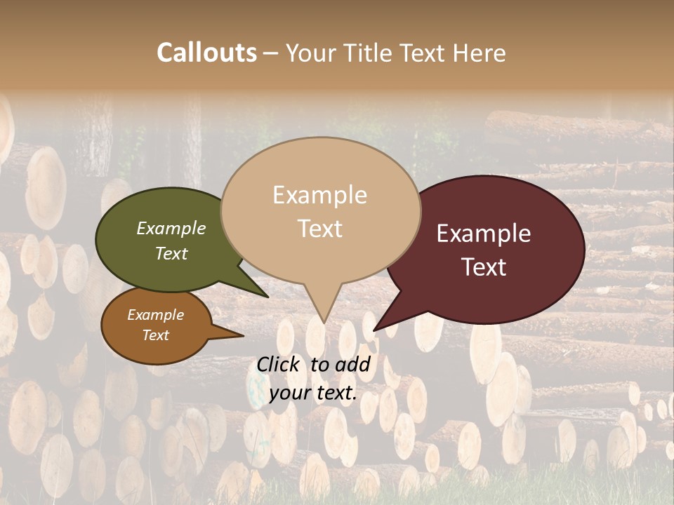 Conifer Plant Nature PowerPoint Template