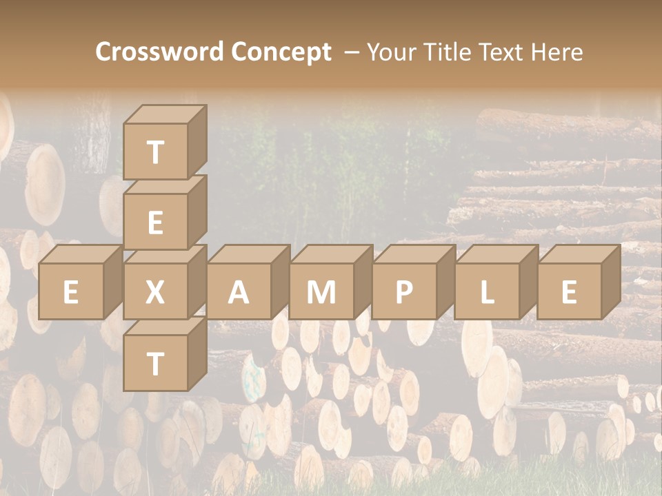 Conifer Plant Nature PowerPoint Template