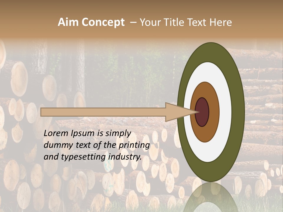 Conifer Plant Nature PowerPoint Template