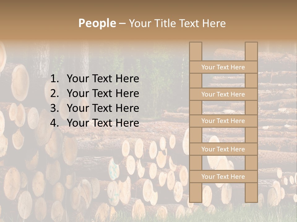 Conifer Plant Nature PowerPoint Template
