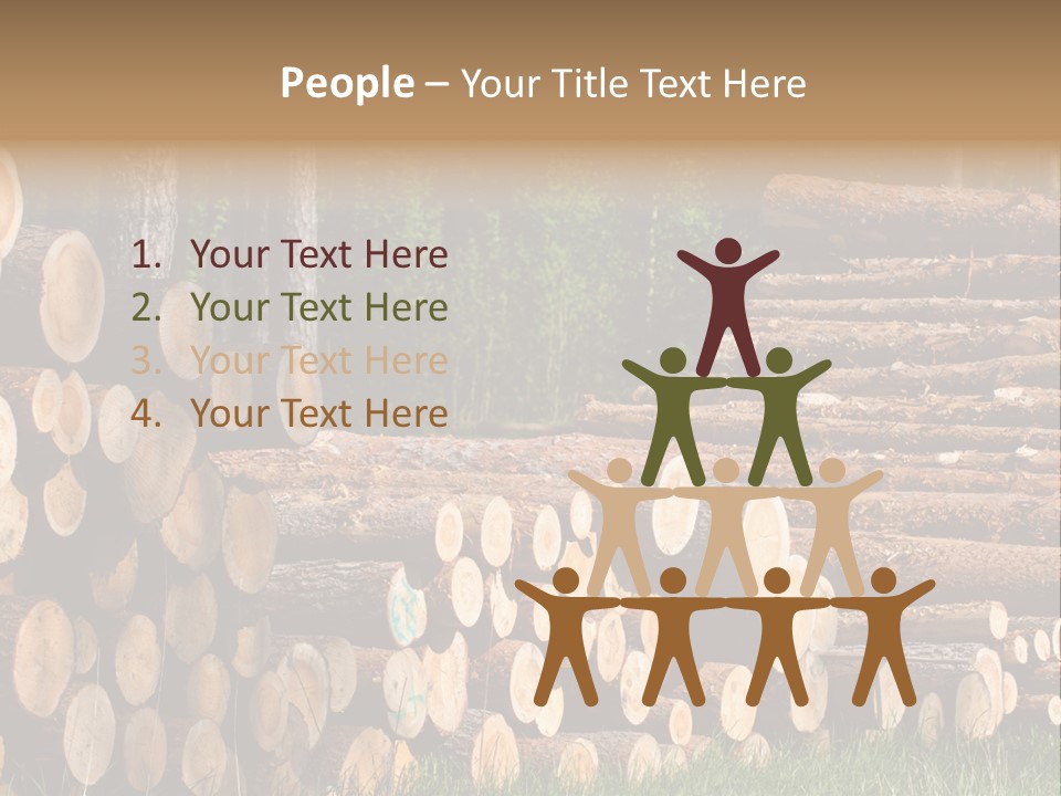 Conifer Plant Nature PowerPoint Template