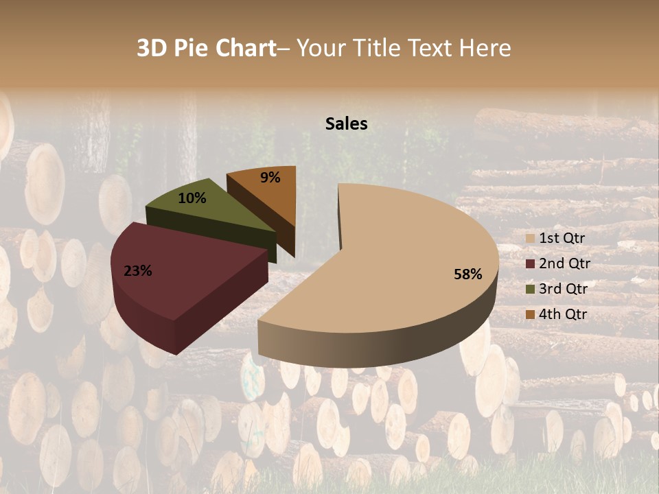 Conifer Plant Nature PowerPoint Template