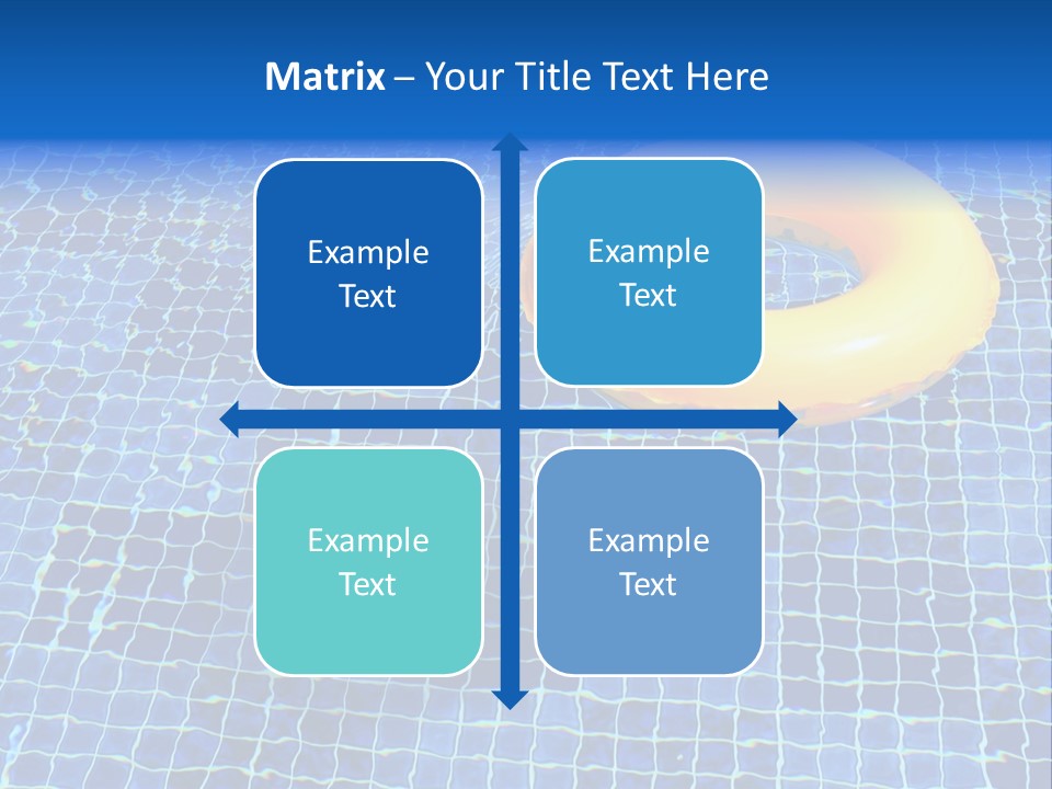 Survival Yellow Float PowerPoint Template