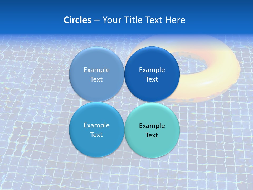 Survival Yellow Float PowerPoint Template