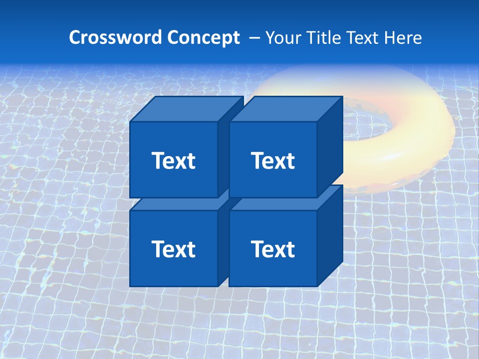 Survival Yellow Float PowerPoint Template