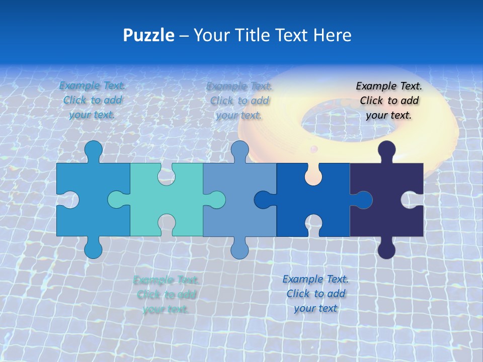 Survival Yellow Float PowerPoint Template