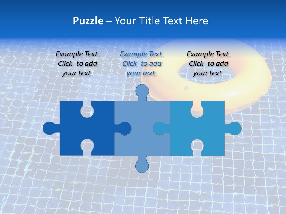 Survival Yellow Float PowerPoint Template