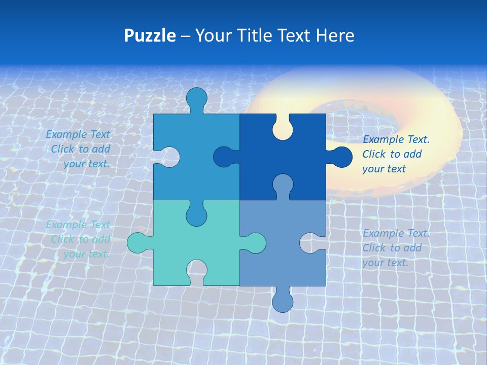 Survival Yellow Float PowerPoint Template