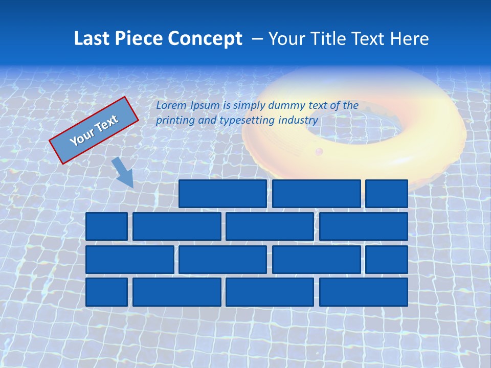 Survival Yellow Float PowerPoint Template