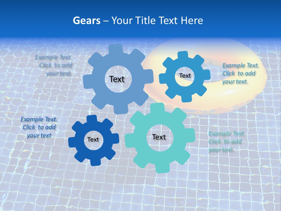 Survival Yellow Float PowerPoint Template