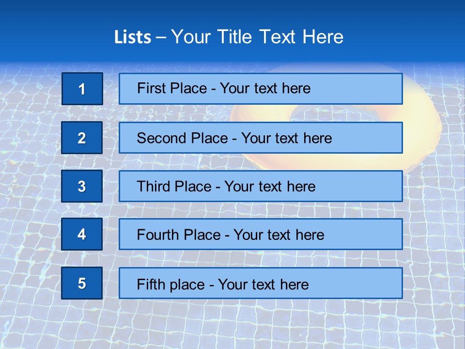 Survival Yellow Float PowerPoint Template