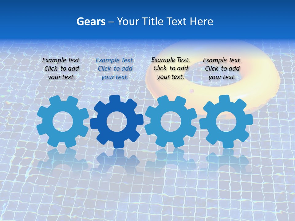 Survival Yellow Float PowerPoint Template