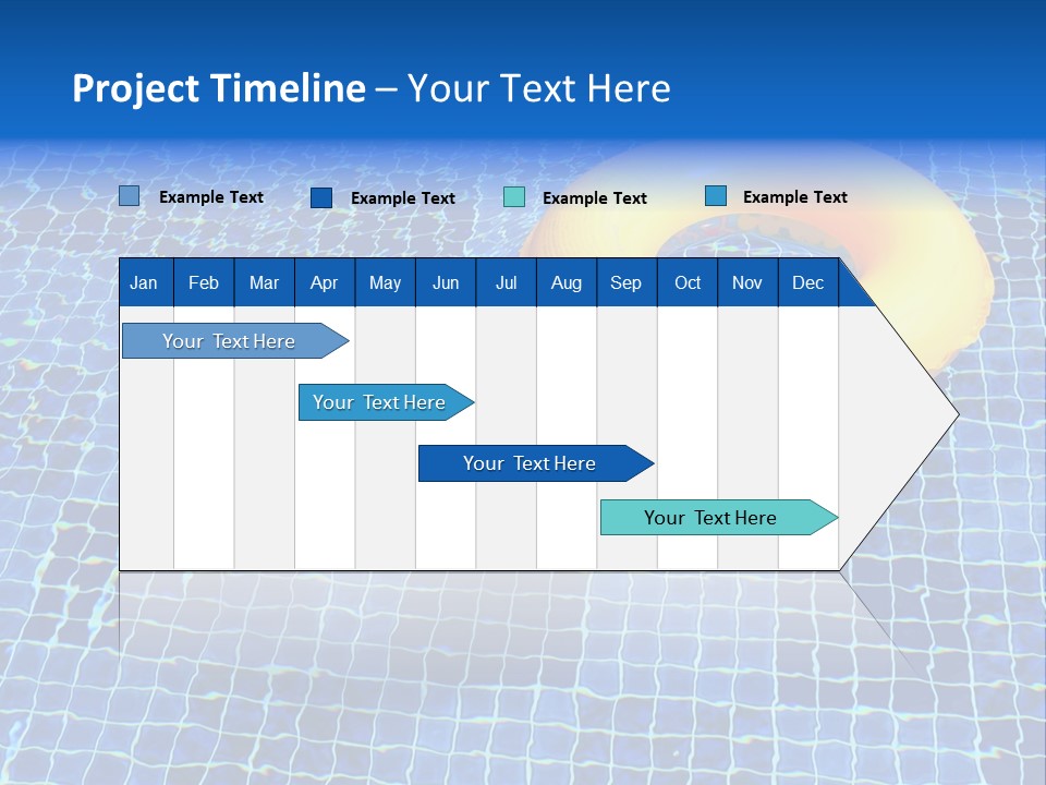 Survival Yellow Float PowerPoint Template