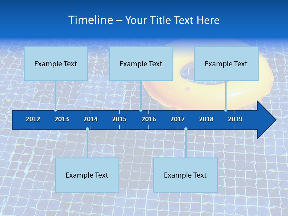 Survival Yellow Float PowerPoint Template