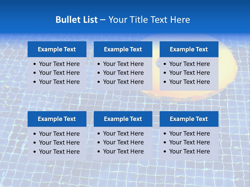 Survival Yellow Float PowerPoint Template
