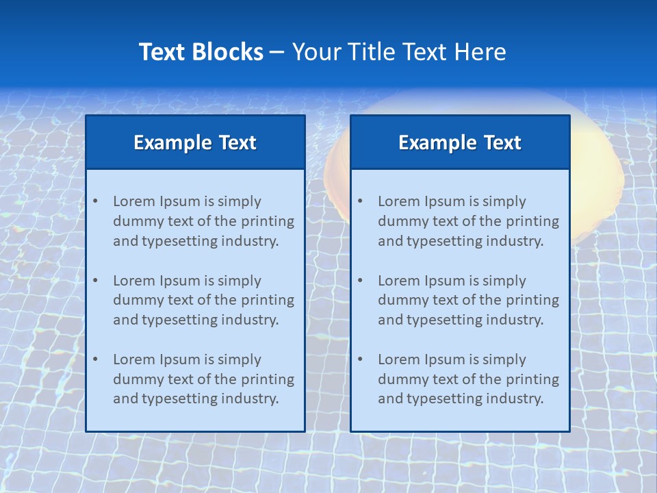 Survival Yellow Float PowerPoint Template