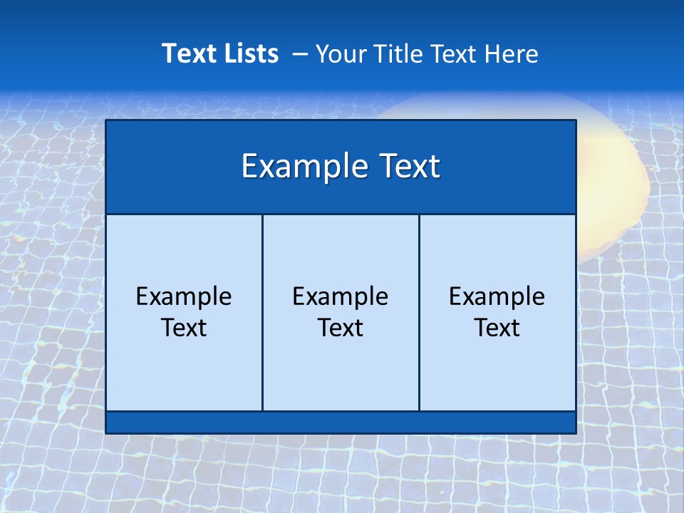 Survival Yellow Float PowerPoint Template