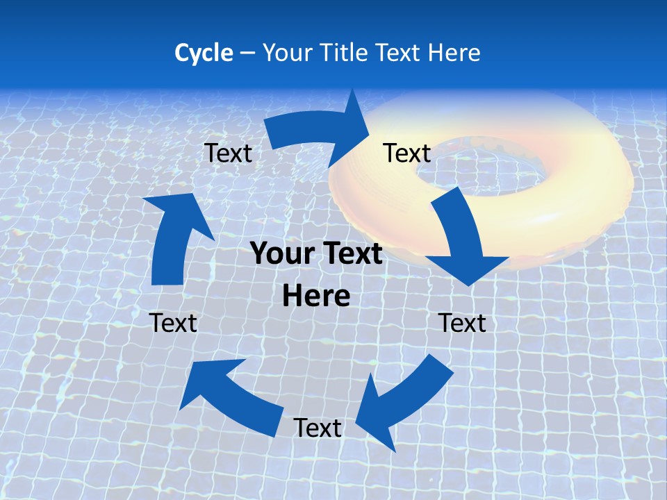 Survival Yellow Float PowerPoint Template