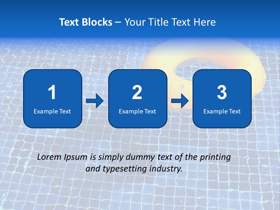 Survival Yellow Float PowerPoint Template