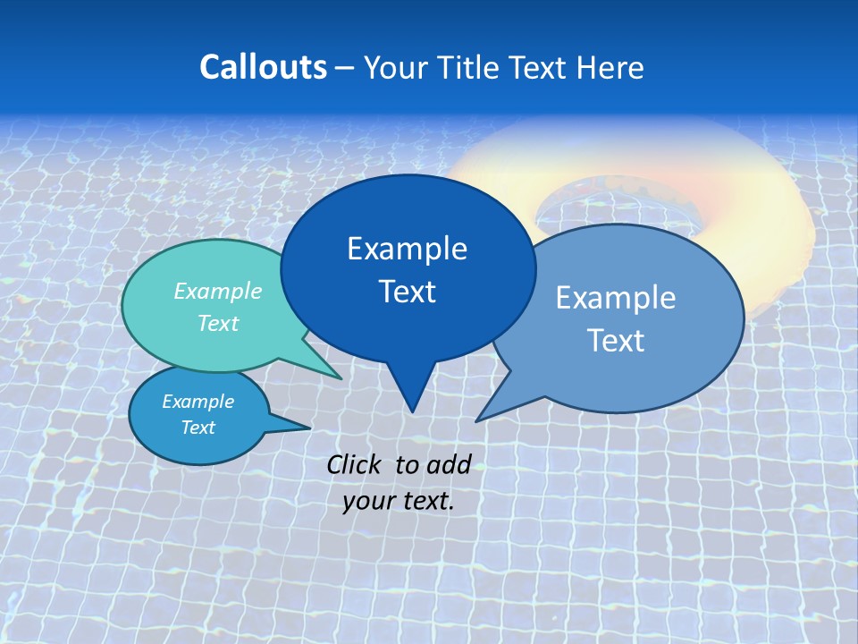 Survival Yellow Float PowerPoint Template
