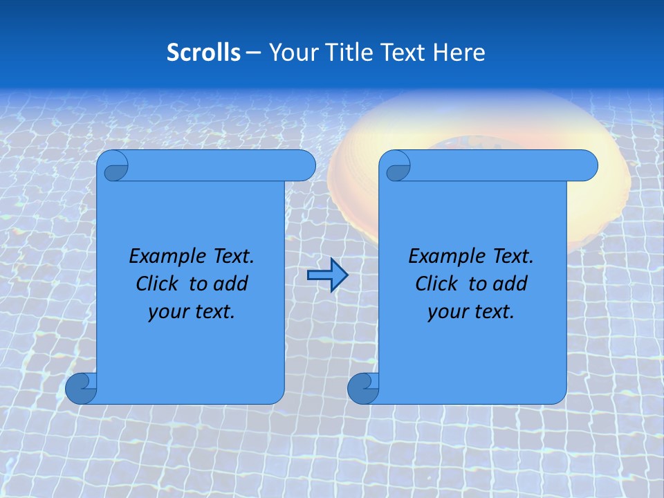 Survival Yellow Float PowerPoint Template