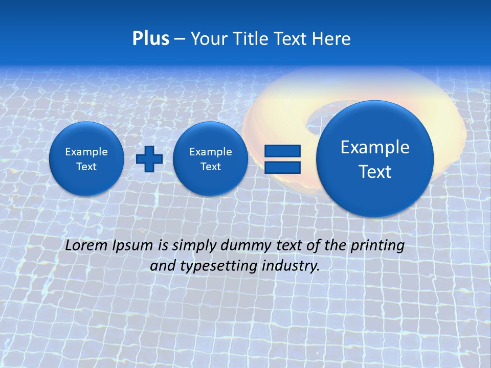Survival Yellow Float PowerPoint Template