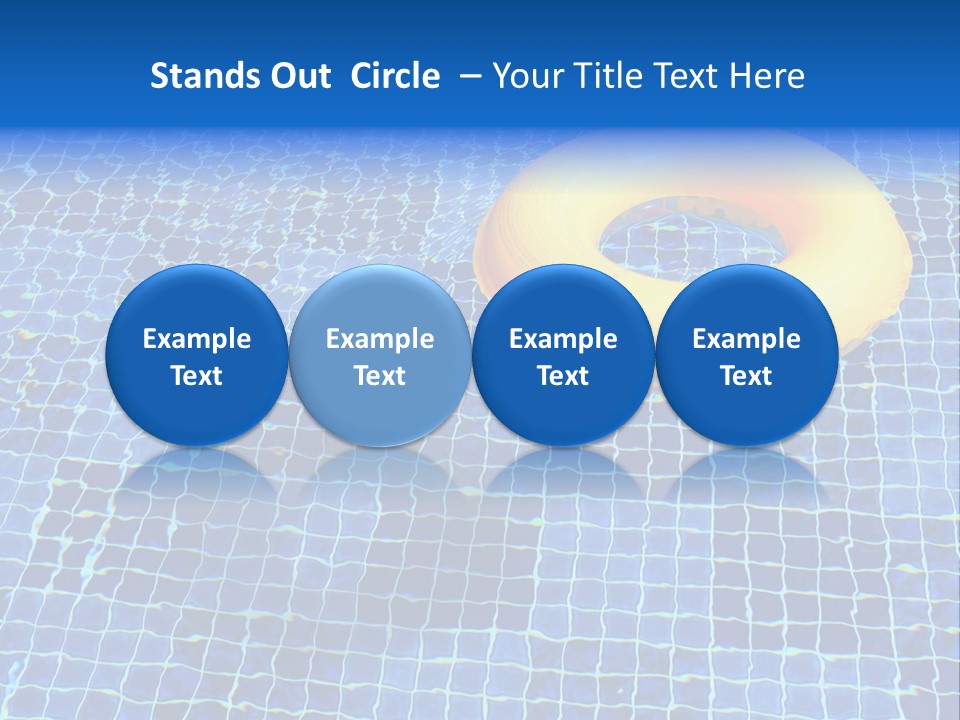 Survival Yellow Float PowerPoint Template