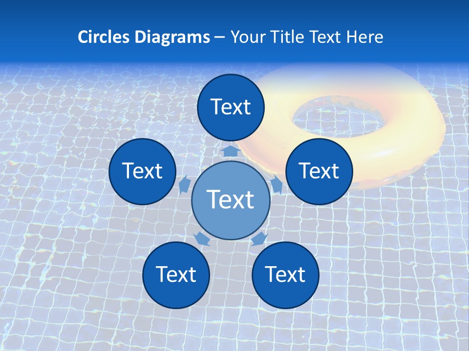 Survival Yellow Float PowerPoint Template