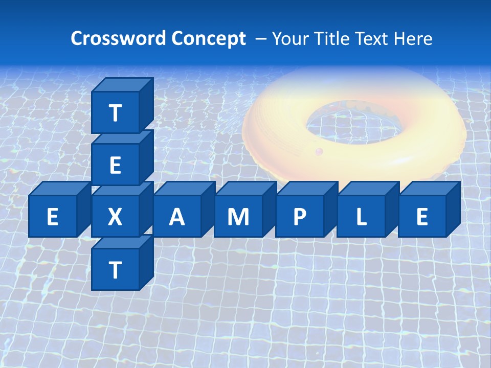 Survival Yellow Float PowerPoint Template