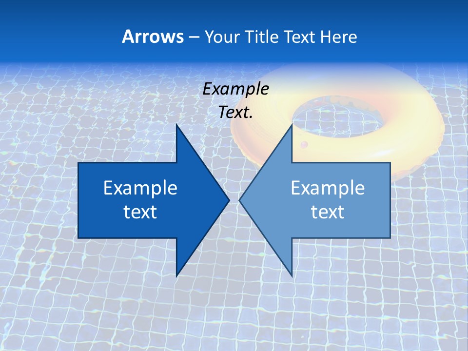 Survival Yellow Float PowerPoint Template