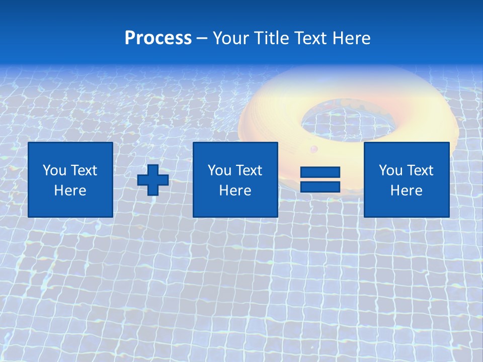 Survival Yellow Float PowerPoint Template