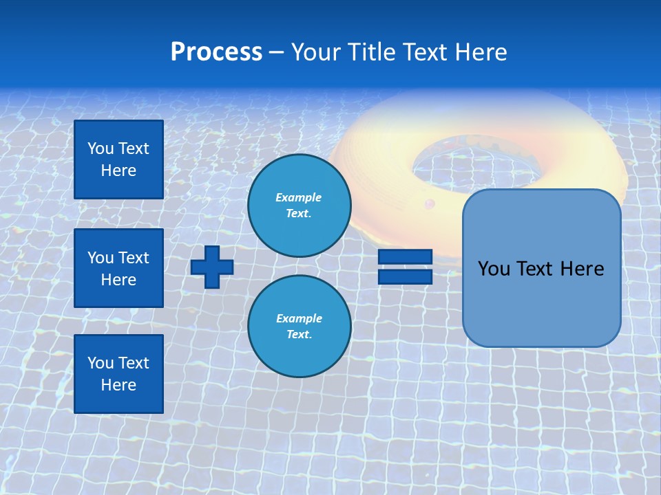 Survival Yellow Float PowerPoint Template
